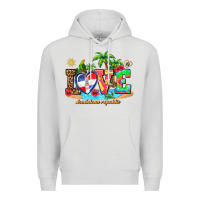 Dove Grey love dominican republic Premium Hoodie - AdoDesignShop