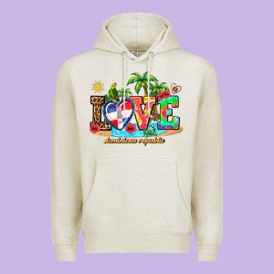 Love Dominican Republic Premium Hoodie Designed By Adodesignshop