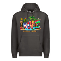 Smoke love dominican republic Premium Hoodie - AdoDesignShop
