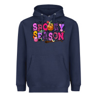 Navy Spooky season Halloween Heavyweight Hoodie - RanaPortraitStore