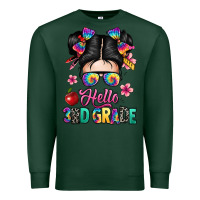 Sports Green hello third grade kid Premium Sweatshirt - texasbilliewilder