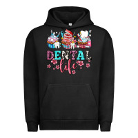 Pigment Black dental life with cupcakes Urban Hoodie - AdoDesignShop