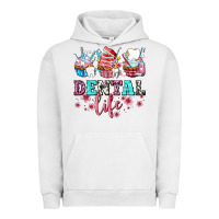 Pigment Lunar Rock dental life with cupcakes Urban Hoodie - AdoDesignShop