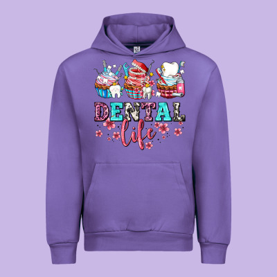 Dental Life With Cupcakes Urban Hoodie Designed By Adodesignshop