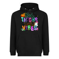 Black Thick thighs spooky vibes Heavyweight Hoodie - RanaPortraitStore