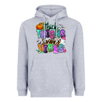Heather Grey Thick thighs spooky vibes Heavyweight Hoodie - RanaPortraitStore
