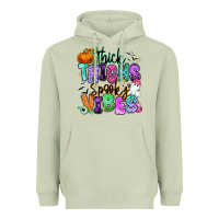Matcha Thick thighs spooky vibes Heavyweight Hoodie - RanaPortraitStore