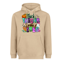 Mushroom Thick thighs spooky vibes Heavyweight Hoodie - RanaPortraitStore