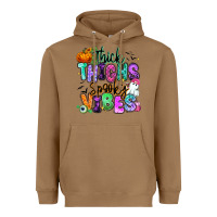 Toasted Coconut Thick thighs spooky vibes Heavyweight Hoodie - RanaPortraitStore