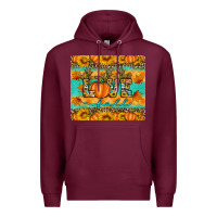 Burgundy love fall Premium Hoodie - Artiststas