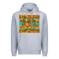 Heather Grey love fall Premium Hoodie - Artiststas