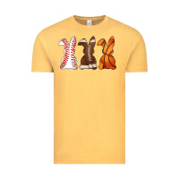 Vintage Mustard western easter support bunny Vintage Tee - Artiststas