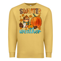 Antique Gold bonfires flannels s'mores campfires and pumpkins Premium Sweatshirt - Zillion Design Studio