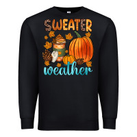 Black bonfires flannels s'mores campfires and pumpkins Premium Sweatshirt - Zillion Design Studio