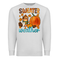 Dove Grey bonfires flannels s'mores campfires and pumpkins Premium Sweatshirt - Zillion Design Studio
