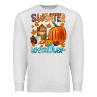 Oatmeal Heather bonfires flannels s'mores campfires and pumpkins Premium Sweatshirt - Zillion Design Studio