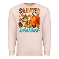 Pale Pink bonfires flannels s'mores campfires and pumpkins Premium Sweatshirt - Zillion Design Studio