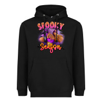 Black Spooky season sneaker and heel afro woman Heavyweight Hoodie - RanaPortraitStore
