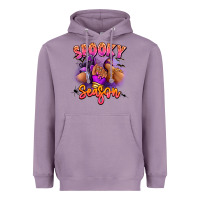 Lavender Spooky season sneaker and heel afro woman Heavyweight Hoodie - RanaPortraitStore