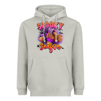 Spooky Season Sneaker And Heel Afro Woman Heavyweight Hoodie | Teevron