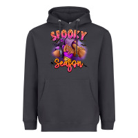 Smoke Spooky season sneaker and heel afro woman Heavyweight Hoodie - RanaPortraitStore