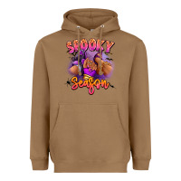 Toasted Coconut Spooky season sneaker and heel afro woman Heavyweight Hoodie - RanaPortraitStore