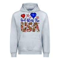 Heather Grey god bless the usa Urban Hoodie - Artiststas