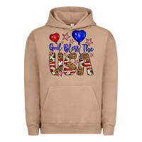 Pigment Burro god bless the usa Urban Hoodie - Artiststas
