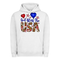 Pigment Lunar Rock god bless the usa Urban Hoodie - Artiststas