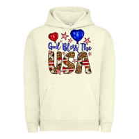 Pigment Pistachio god bless the usa Urban Hoodie - Artiststas