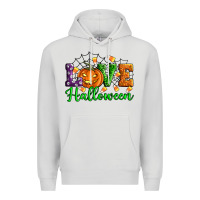 Dove Grey love halloween Premium Hoodie - Artiststas