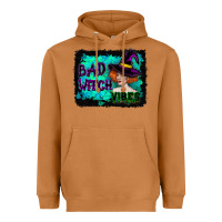 Meerkat Halloween Bad Witch Vibes Watercolor Heavyweight Hoodie - RanaPortraitStore