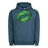 Pigment Midnight Navy St. Patrick's Day Lip Urban Hoodie - Jasminsmagicworld