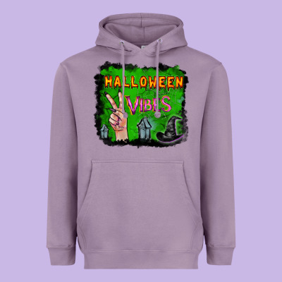 Heavyweight Hoodie Watercolor Halloween Vibes