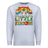 Heather Grey i love my job for all the little reasons Premium Sweatshirt - texasbilliewilder