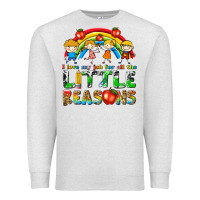 Oatmeal Heather i love my job for all the little reasons Premium Sweatshirt - texasbilliewilder