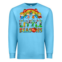 Ocean Blue i love my job for all the little reasons Premium Sweatshirt - texasbilliewilder