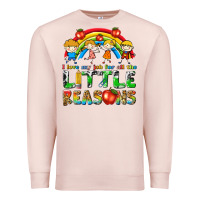 Pale Pink i love my job for all the little reasons Premium Sweatshirt - texasbilliewilder