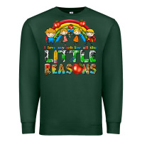Sports Green i love my job for all the little reasons Premium Sweatshirt - texasbilliewilder