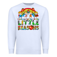 White i love my job for all the little reasons Premium Sweatshirt - texasbilliewilder