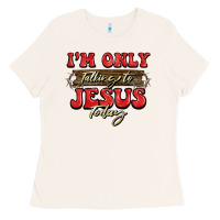 Bone i'm only talking to jesus today christmas Ladies Tee - BarkalooDesign
