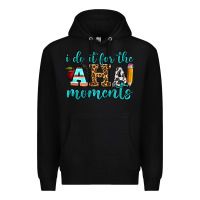 Black i do it for the aha moments Premium Hoodie - BundleAndBundleShop