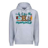 Heather Grey i do it for the aha moments Premium Hoodie - BundleAndBundleShop