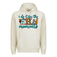 Oatmeal Heather i do it for the aha moments Premium Hoodie - BundleAndBundleShop