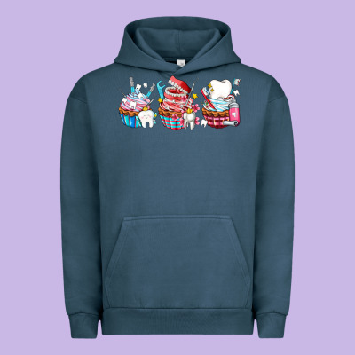 Dental Cupcakes Urban Hoodie Designed By Adodesignshop