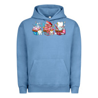 Pigment Pebble Blue dental cupcakes Urban Hoodie - AdoDesignShop