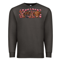 Smoke xoxo highland cows Premium Sweatshirt - RanaPortraitStore