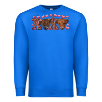 True Royal xoxo highland cows Premium Sweatshirt - RanaPortraitStore