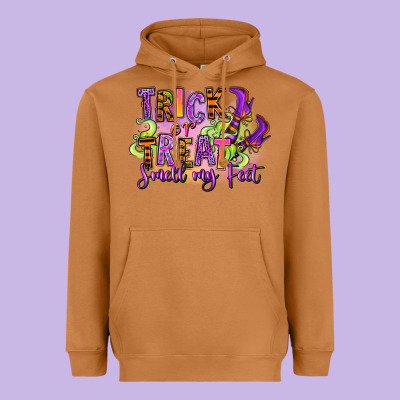 Heavyweight Hoodie Trick or treat smell my feet