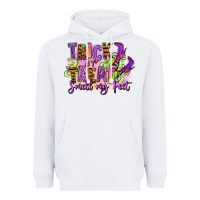 White Trick or treat smell my feet Heavyweight Hoodie - RanaPortraitStore